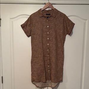 Tahari Women's Brown High Low Dress